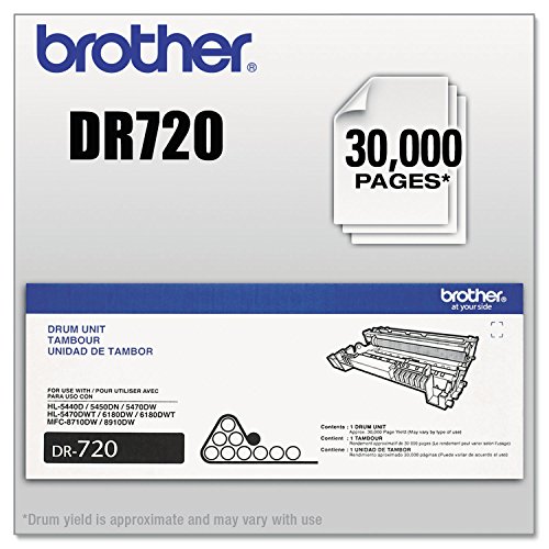 Brother DR720 drum unit résout les traces noires sur vos pages