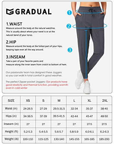 G Gradual Women's Jogger Pants High Waisted Athletic Sweatpants Drawstring Lounge Joggers For Women With Pockets(Black Xl) #TOP6