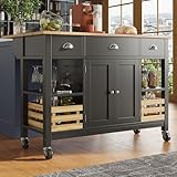 Espace de rangement flexible et organisé : L'intérieur du desserte à roulettes dispose d'une configuration modulaire avec trois niveaux d'étagères réglables, permettant un rangement adapté à différents types d'objets. 2 panier extractible en pin facilite l'accès aux aliments et boissons. Que ce soit pour stocker des casseroles, des bols, des ingrédients, des épices ou divers snacks, tout peut être organisé de manière ordonnée.