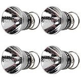 Mastiff G90 Drop-in 9V Replacement Xenon Bulb Assembly for Classic 9P G3 C3 M3 Flashlights E5(4 Units)