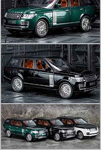 Image of DEOXY Exclusive Diecast Metal 1:24 Land Rover Pull Back Car Toy Car With Openable Doors & Light,Music Boys Gifts Toys For Kids,Black