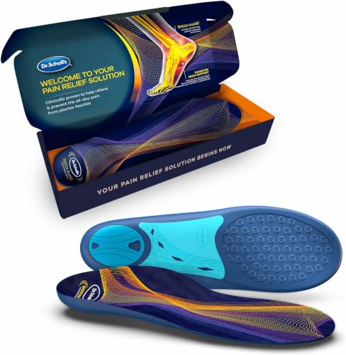 Dr. Scholl's Plantar Fasciitis Sized to Fit Pain Relief Insoles // Shoe Inserts with Arch Support for Men and Women, 1 Count