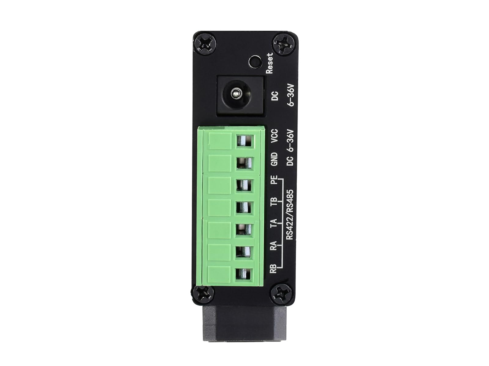 Waveshare Rail-Mount Serial Server, RS232/485/422 to RJ45 Ethernet Module, TCP/IP to serial