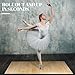PullCrease Portable Dance Floor Smooth Ballet Floor Vinyl Dance Mat for Home Stage Studios Kids Adults Practice Improve(Wood,6.6 x 3.9 ft,Rectangle)