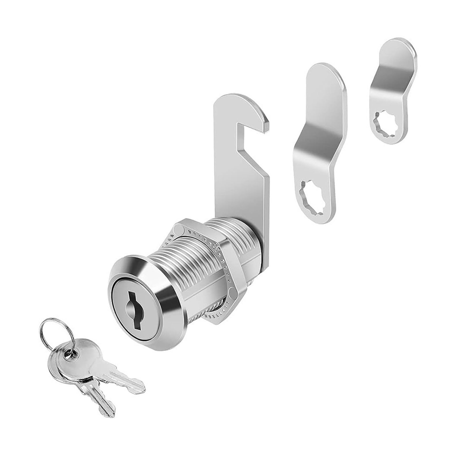 Kjbdqqh 30Mm C Cam Lock Home Cabinet Box Locker Cam Lock 16/30Mm Barrel Drawer Sturdy Mailbox Accessories With 5 Keys For Cupboard(30Mm C)