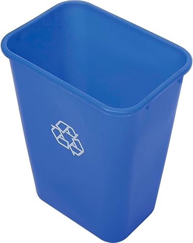 Miniatura 3 de Global Industrial Plástico Reciclaje Papelera, 41-1/4 Qt., Azul