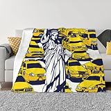 Uso versátil y regalo perfecto: disponible en 4 tamaños (102 x 76 cm, 127 x 127 cm, 152 x 128 cm), esta manta impresa suave de Nueva York es perfecta para camas, sofás y más. Es un gran regalo para familiares y amigos.