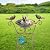Vintage Butterfly Bird Bath Trellis & Bird Feeder with Metal Stake - 7.2" Cast Iron Bird Bath Bowl for Outdoor Garden Decor