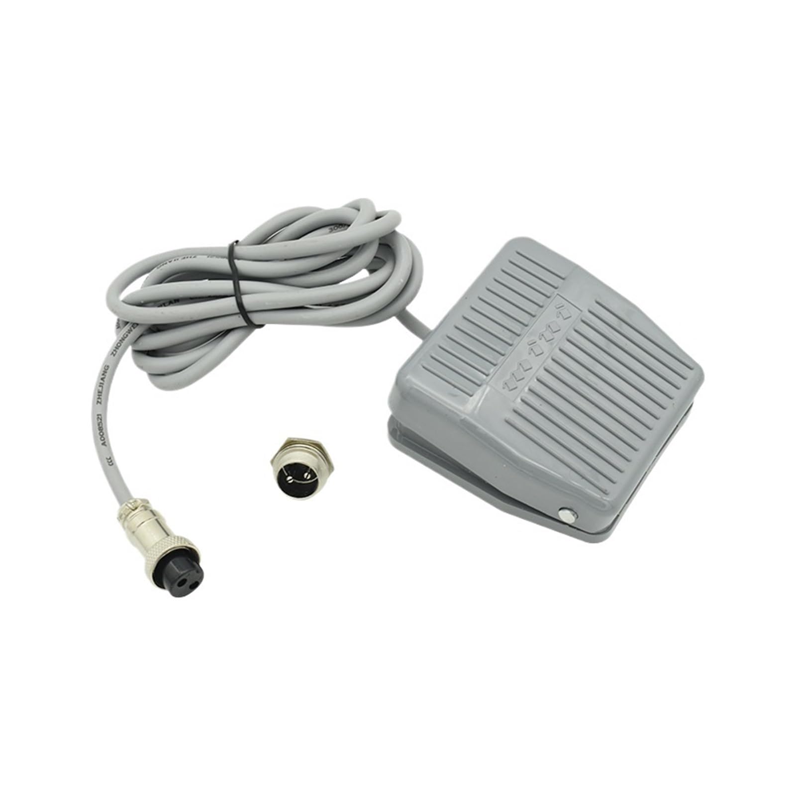 Interruptor de pie de potencia eléctrica SPDT TFS-201 Pedal de control momentáneo Cable de 2 m con enchufe de aviación(1M Wire)