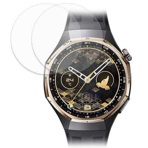 FILMEXT フィルム HONMA × HUAWEI WATCH GT 6 Pro (2枚セット) 用 保護フィルム 9H (強化ガラス 同等の高硬度) ブルーライトカット 反射低減 日本製