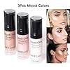 SACE-LADY-3-Pack-Liquid-Highlighter-Makeup-Set-Shimmer-And-Shine-Ultra-Smooth-Radiant-Illuminator-Kit-For-Face-Cheekbone-Body-Glow-Bronzer-Glitter-Illuminating-Highlighters-Makeups SACE LADY Liquid Highlighter Makeup Set Shimmer And Shine Ultra-Smooth Radiant Illuminator Kit For Face Cheekbone Body Glow Bronzer Glitter Illuminating Highlighters Makeups 3 Pack (3Ã6ml/0.2Fl Oz)