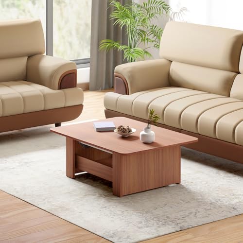 Image of Interio by Godrej Coffee Table Transpose V2 Coffee Table for Living Room, Brown