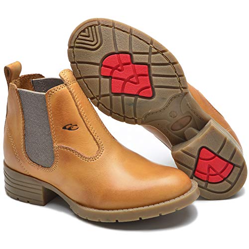 Bota, Botina Kids Infantil Unissex (26, Bege)