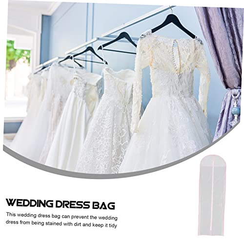 Long Garment Bag for Wedding Dresses Dustproof Storage Cover Wrinkle Design Zipper for Easy Access for Closet and Travel for Bridesmaid Gowns4