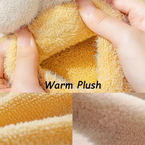 Cat Paw Slippers For Women, Cozy Cute Cartoon Furry Cat Feet Slides, Winter Warm Plush Anti-Slip House Shoes Girls Men3