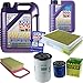 Produktbild Filter Set Inspektionspaket 6 Liter Liqui Moly Motoröl Leichtlauf High Tech 5W-40 MANN-FILTER Innenraumfilter Kraftstofffilter Luftfilter Ölfilter