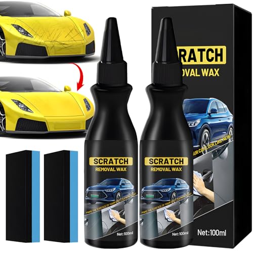 200ML Reparador Arañazos Coche, Quita Arañazos Coche, Car Scratch Remover, Pasta de Polish Reparar Pintura Coche, Reparador Coche Arañazos para Reparar y Elimina Arañazos