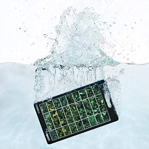 Made in USA Waterproof Solar Panel for Your Phone. 1 Amp, Rugged Outdoor Model with Battery