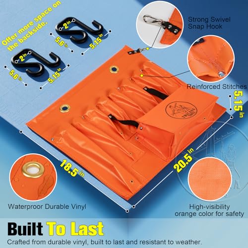 Lineman Tool Board with 9 Pockets