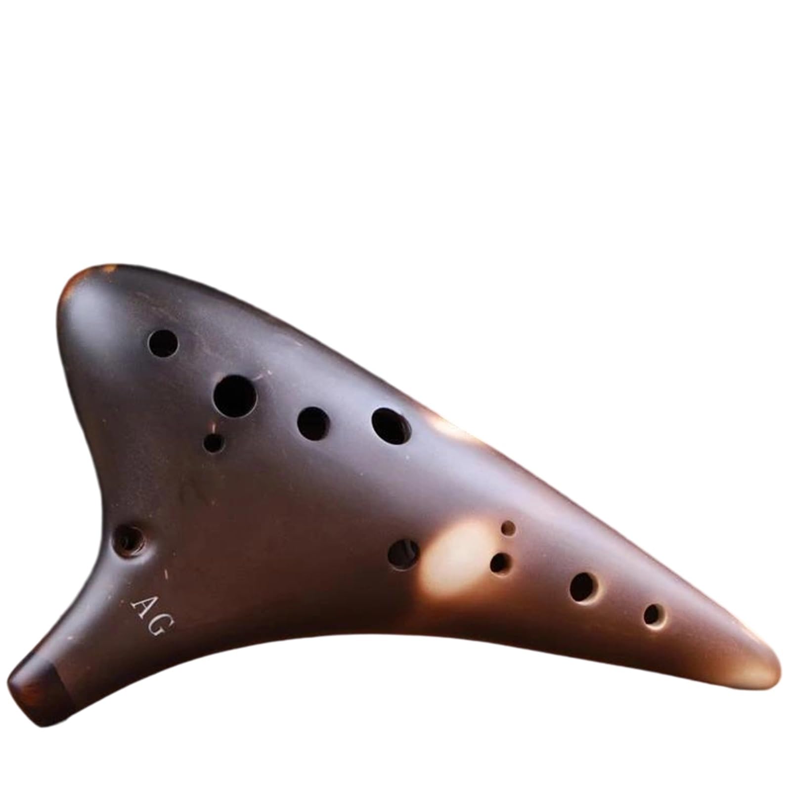 Okarina Ceramic Ocarina Professional 12 Hole Alto AG Tune Instrument do nauki dla początkujących(3/4)