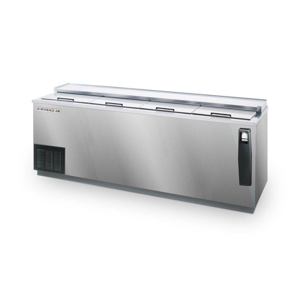 Beverage-Air 95" Stainless Steel Flat Top Bottle Cooler
