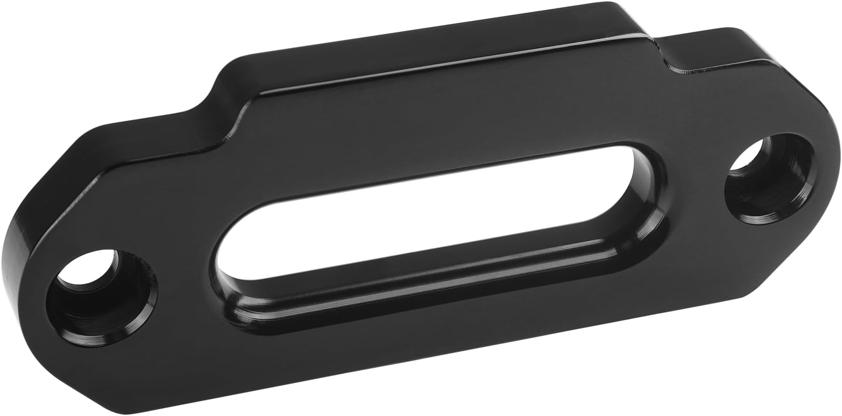 Ucreative Aluminum Hawse Fairlead for ATV 20003500 LBs Winch 4 7/8" (124mm) Mount Glossy (Black