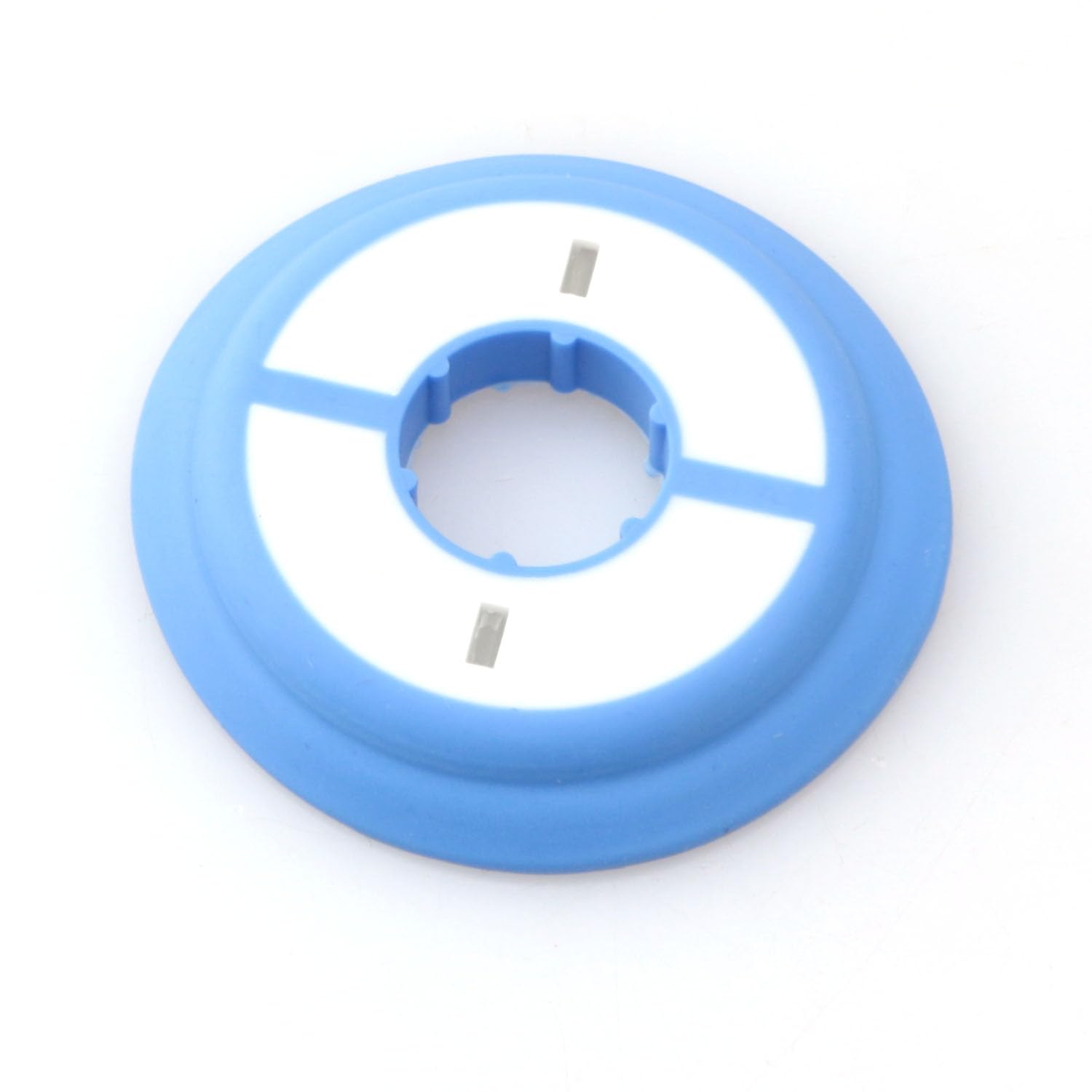 JCBIZ 10pcs Blue 60mm Coil Wrap Silicone Main Spool No Line Harm Closed Fishing Main Coil Fishing Accessories