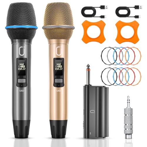 Wireless UHF Microphone System for Karaoke and Events