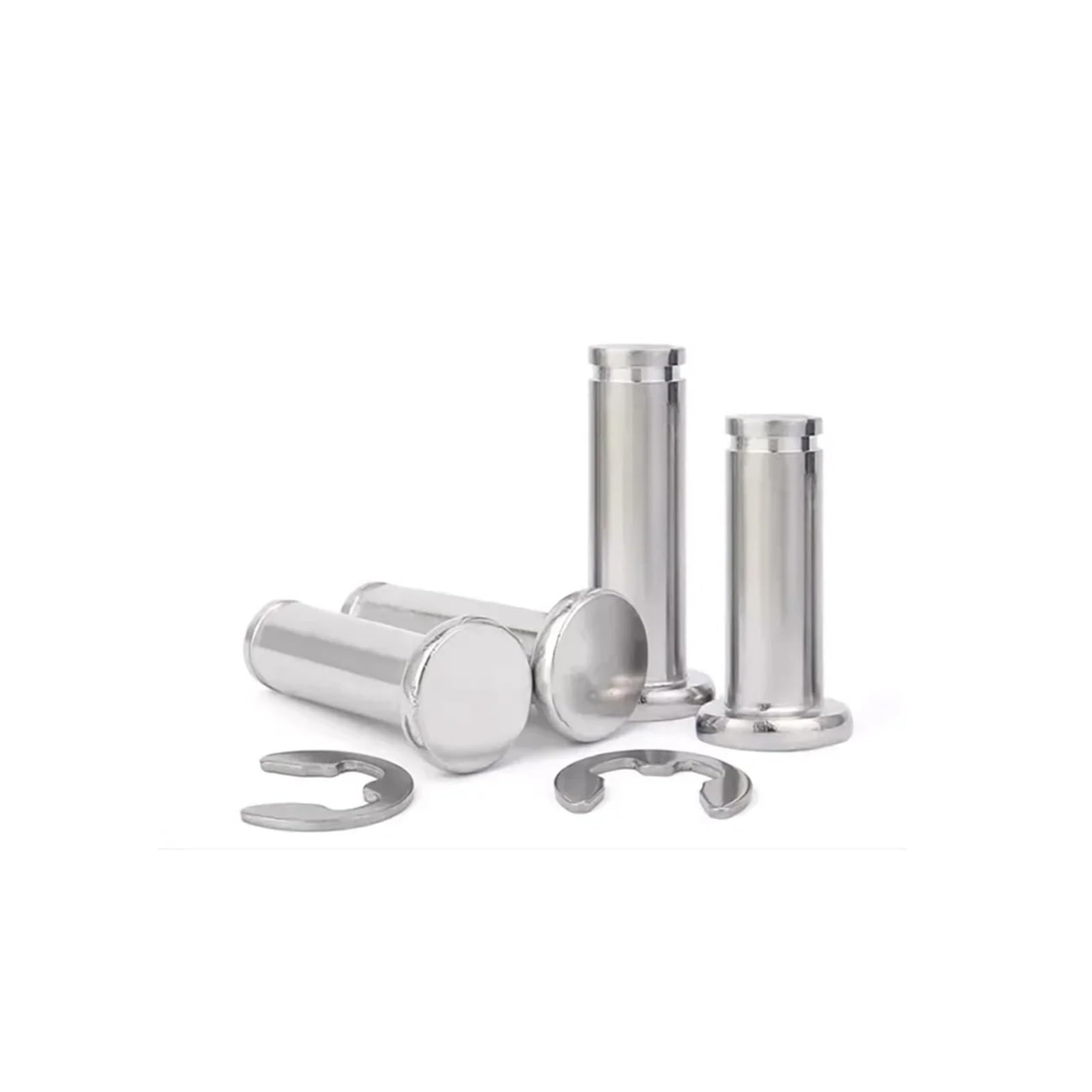 Pasador cilíndrico de posicionamiento cabeza plana ranurada acero inoxidable 304 / anillo elástico M3M4M5M6M8M10(50set M5x70)