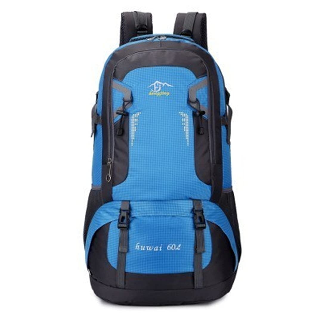 40L / 60L Wodoodporny plecak podróżny na zewnątrz Camping Trekking Wspinaczka Plecak turystyczny Wędkarstwo Plecak rowerowy (60l niebieski jak na zdjęciu)
