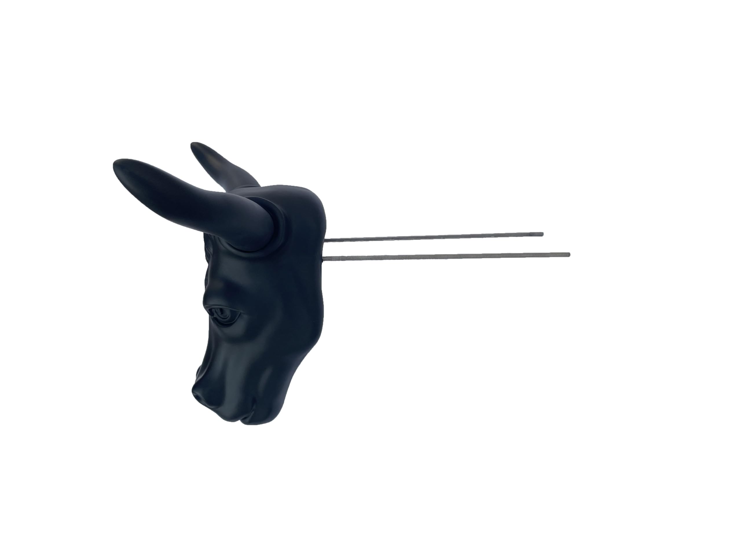 ERfover Roping Calf Head Steer Dummy Practice Kit Two Pair of Detachable Horn