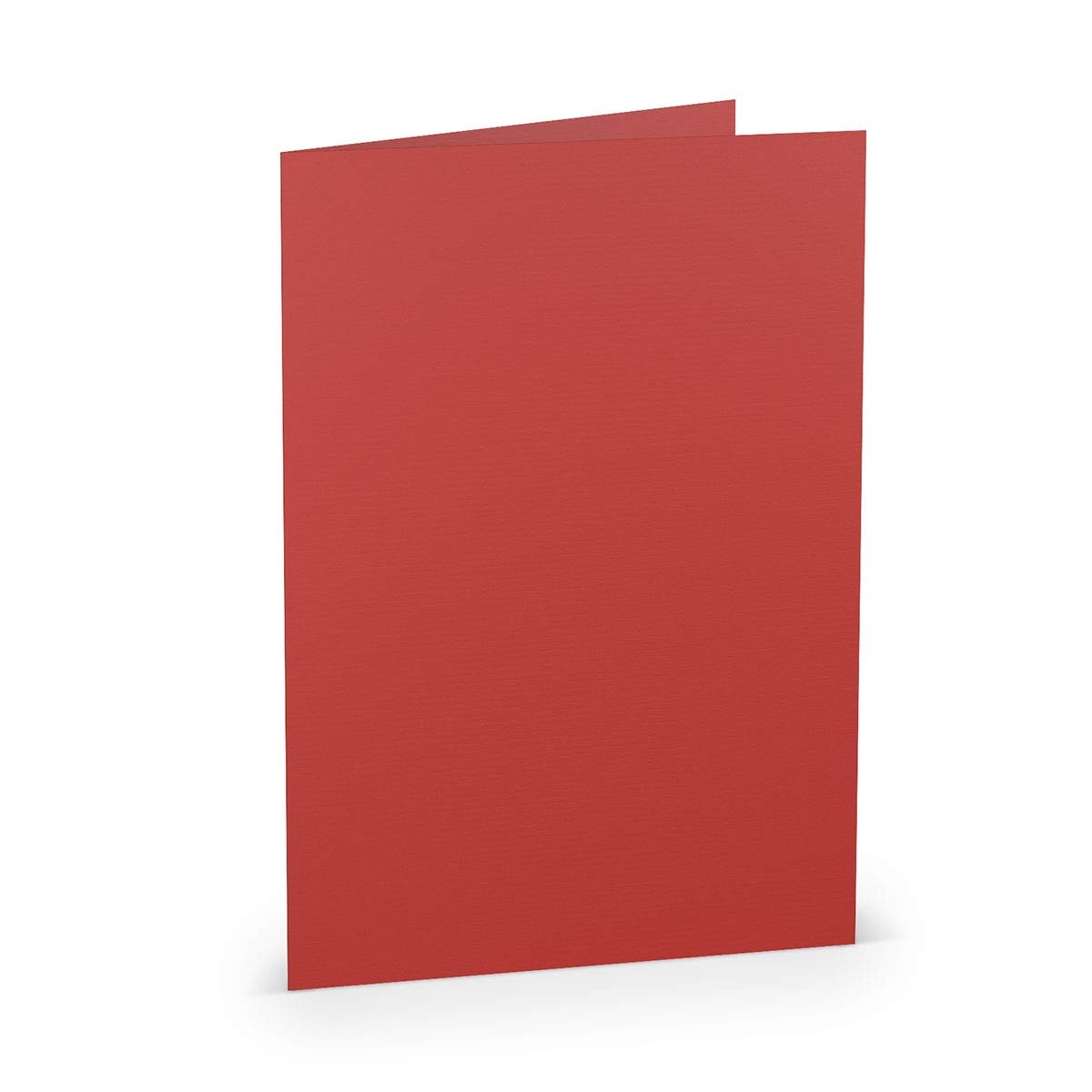 PAPERADO 100 tarjetas plegables DIN A5 Tomate acanalado rojo – Tarjetas dobles predobladas en blanco 220 g/m² – 14,8 x 21 cm – Tarjetas plegables para manualidades, invitación boda comunión