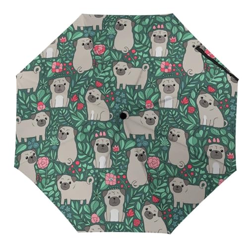 Parapluie automatique compact pingouin pliant femme homme