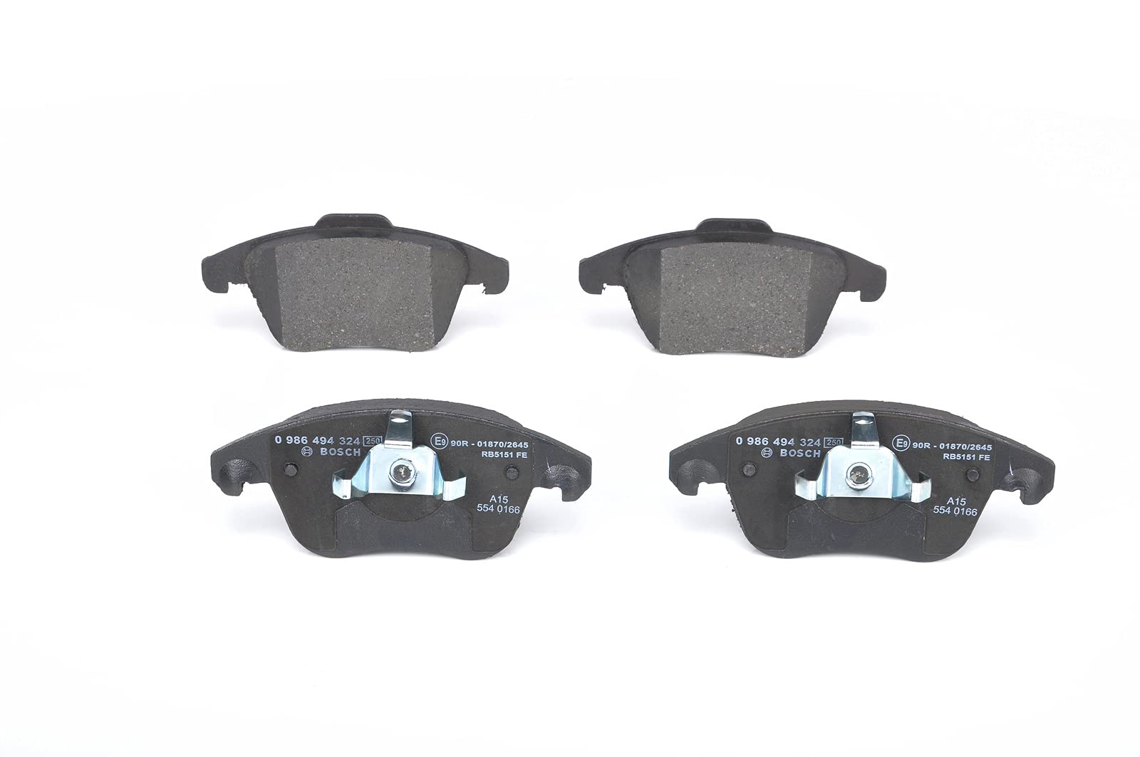 Bosch BP1214 - Plaquettes de Frein Avant pour Voiture - Jeu de 4