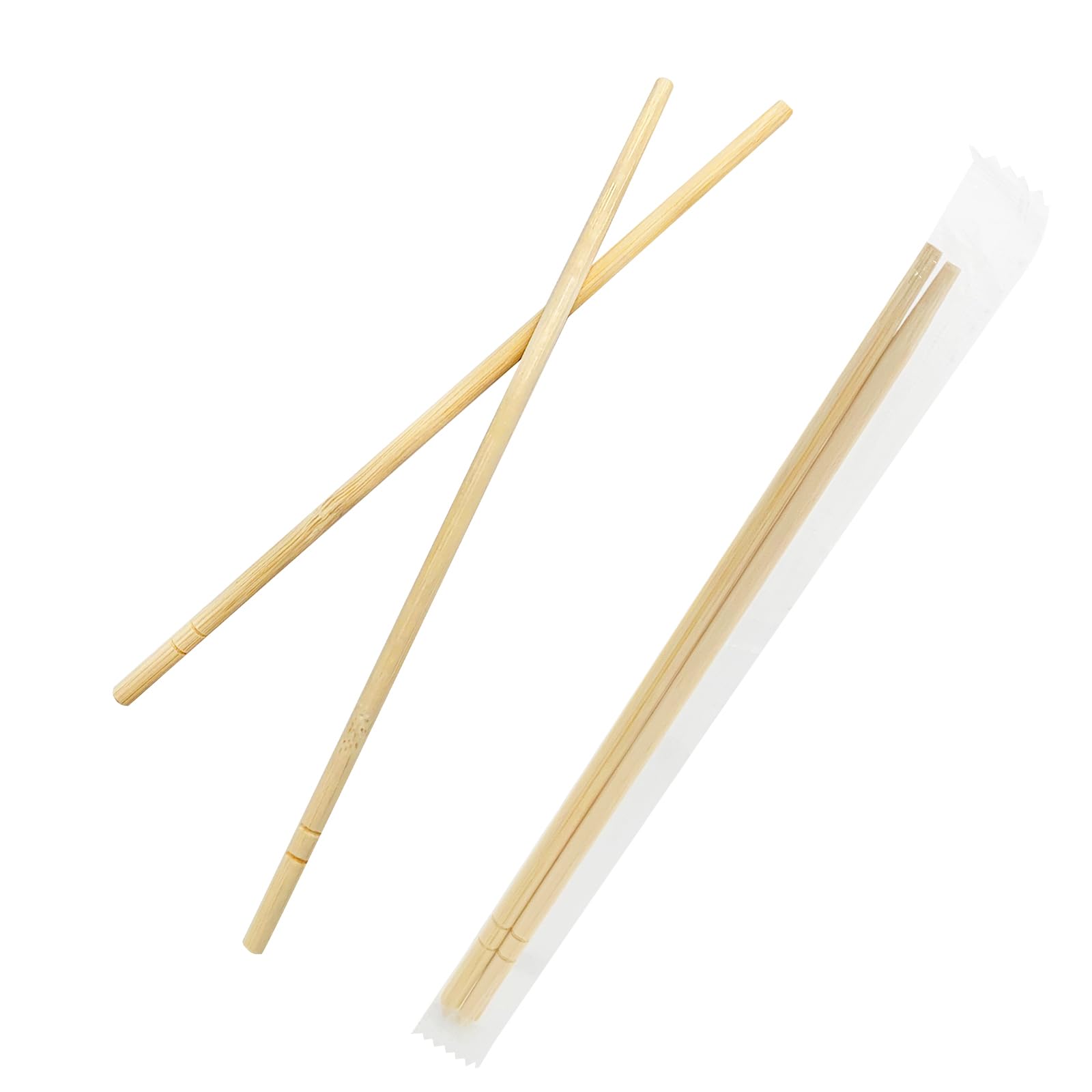 1000 Pairs 8 Inch Disposable Chopsticks, Separated Sleeved Individually Clear Packaged Wrapped Disposable Bamboo Chopsticks, Bamboo Wooden for Noodles, Sushi, Asian Food — Amazon image 5