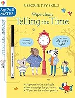 Wipe-Clean Telling The Time 7-8 1474937241 Book Cover
