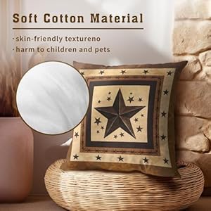 Imisswesterntexasstarthrowpillowcoverssetof2browndecorativepillowcoverrusticwesternstyleretrocushion18x18inchforoutdoorsofabedroom Urban Country Home Decor Imiss western texas star throw pillow covers set of 2 brown decorative pillow cover rustic western style retro cushion 18×18 inch for outdoor sofa bedroom urban country home decor