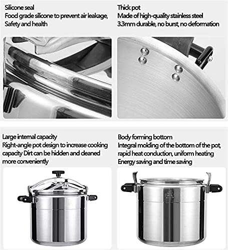 Explosion-Proof-High-Pressure-CookerCommercial-Large-Capacity-Stainless-Steel-High-Pressure-Cooking-Pot-Suitable-for-Gas-Induction-CookerSilver-22L