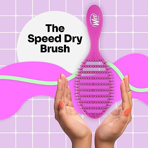 WetBrush Speed Dry Detangle Hairbrush (Purple) - Image 3