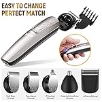 Telfun Beard Trimmer for Men, Hair Clippers Hair Trimmer for Mens Grooming Kit, Professional Cordless Mustache Nose…