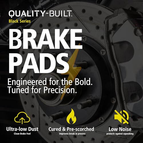 Image of QUALITY-BUILT Front Ceramic Brake Pads, Black Series 1003-2461C, Compatible with 2022-2025 Land Rover (Range Rover,Range Rover Sport)
