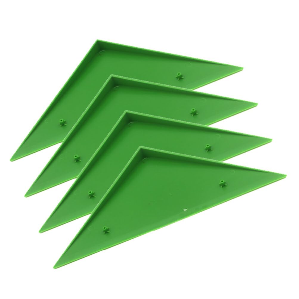 Protecteurs De Coins Pour Baby-foot - Lot De 6 Triangles En ABS, 32,5x23 Cm, Vert/blanc - évite Les Rayures - 11