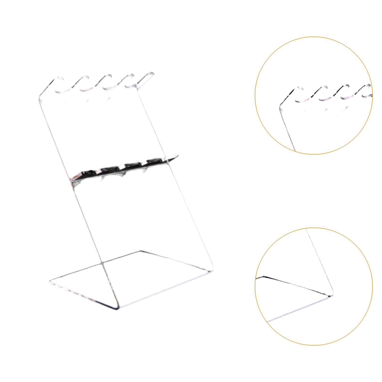 Pipette Rack Support de Pipettes Organiseur Porte-pipettes Instrument Scientifique Matériel Acrylique Convenant Aux Laboratoires Professionnels Établi, 4 Trous