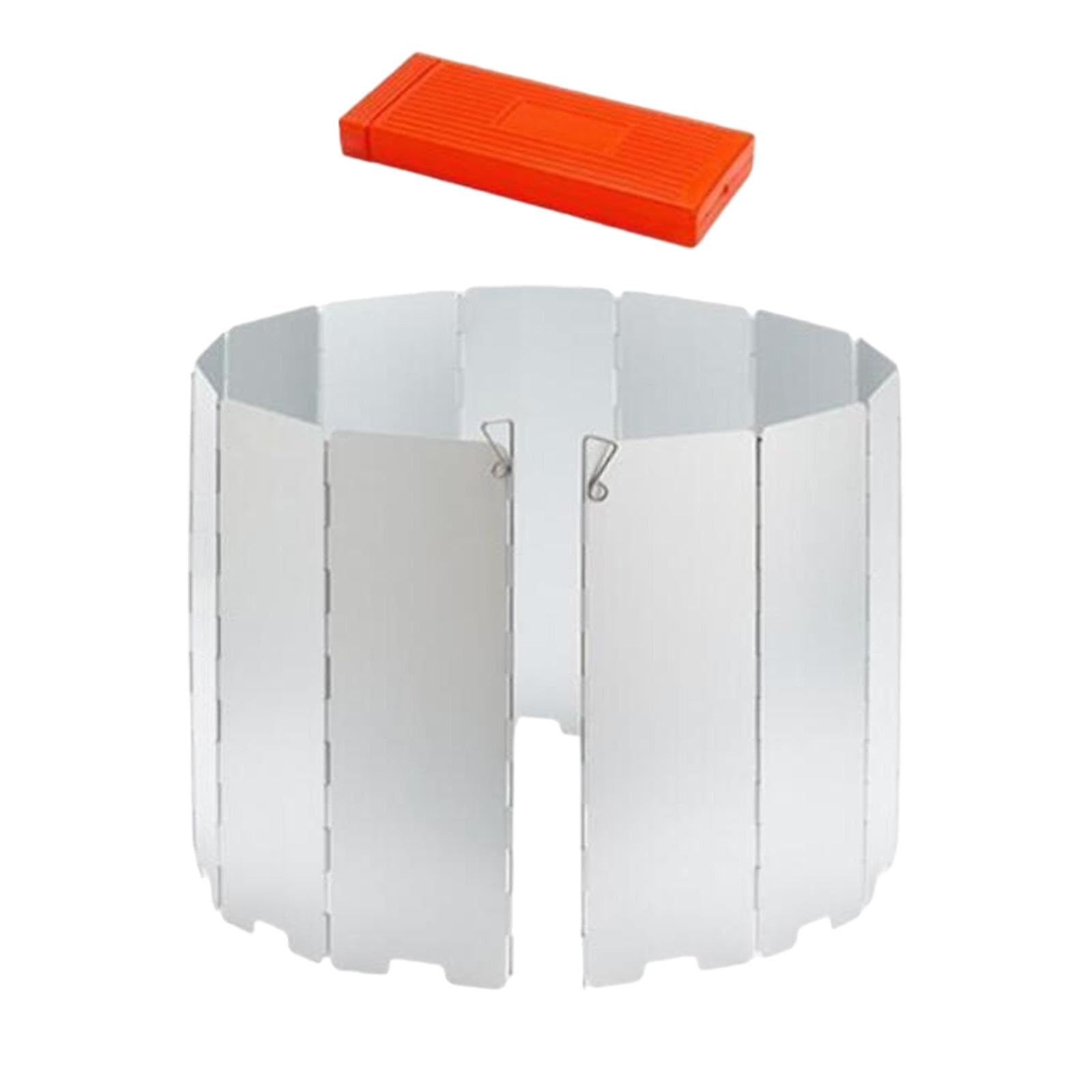 Windscreen Foldable Portable Wind Protection for Cooker Picnic Outdoor Argent|Sporting Goods|Outdoor Sports|Camping & Hiking|Camping Cooking Supplies|Camping Cookware-image-5