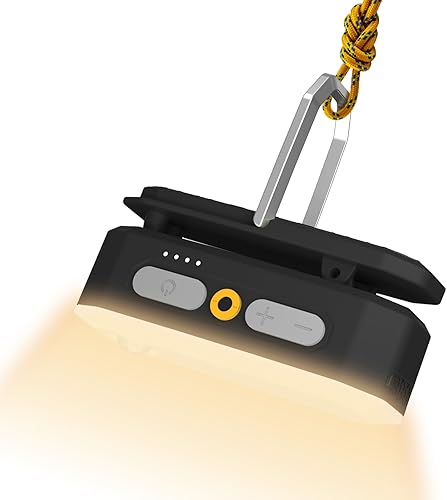 BougeRV Luz de área móvil, linterna de campamento recargable, luz de campamento portátil de 3200 mAh, impermeable IP65, lámpara de campamento para