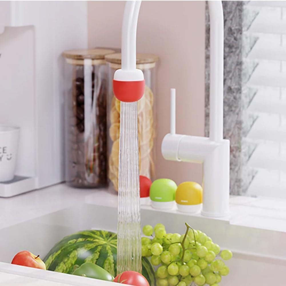 6-Layer Deep Purification Faucet Filter Mushroom-Head Faucet Filter Faucet-Mounted Tap Filter Water Purifier Replacements for Home Bathroom Removes — view 2