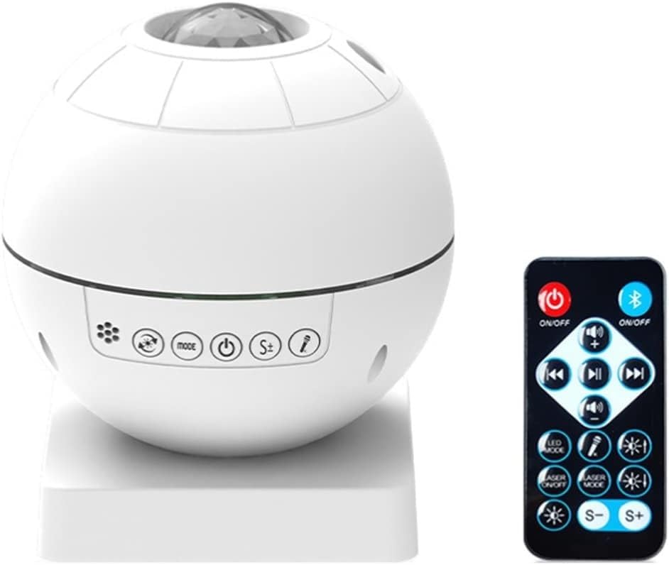 PATINS LED Night Light Ocean 180 Degrees Rotate Starry Atmosphere Lamp Music Remote Lights
