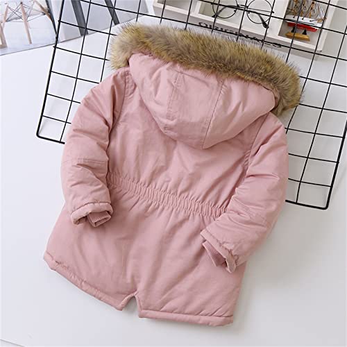Baby Girls Boys' Fleece Lined Jackets Coat With Hoodie Zip Up Toddler Winter Warm Thick Outerwear3
