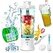 Mini Frullatore Portatile Elettrico, 270W 600ml Mixer Cucina 6 Lame Inox, USB...