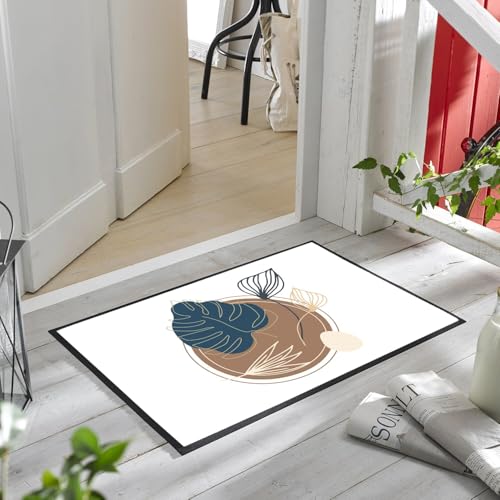 Paillasson exotique jungle au graphisme soigné et finitions de caractère